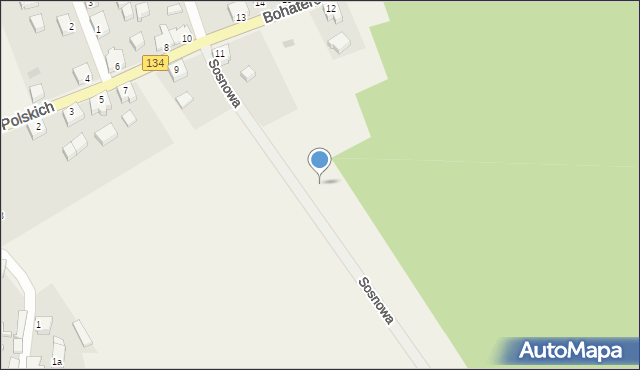 Urad, Sosnowa, 3, mapa Urad