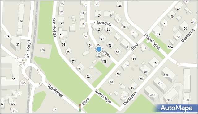 Warszawa, Sobczaka Michała, 56, mapa Warszawy