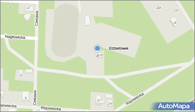 Warszawa, Solurska, 19, mapa Warszawy