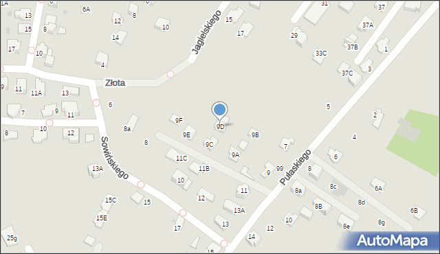 Wieliczka, Sowińskiego Józefa, gen., 9D, mapa Wieliczka