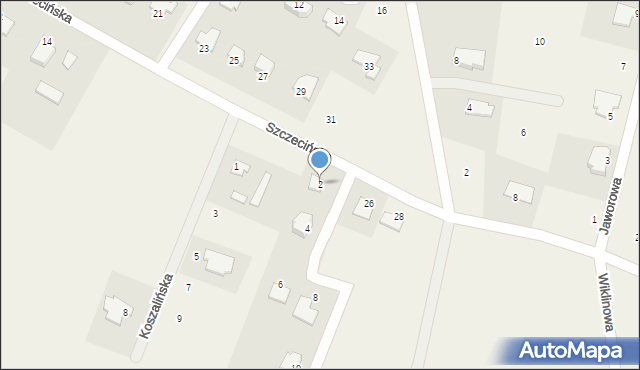 Wilcze, Sobieszewska, 2, mapa Wilcze