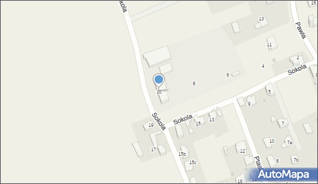 Wisła Mała, Sokola, 10, mapa Wisła Mała