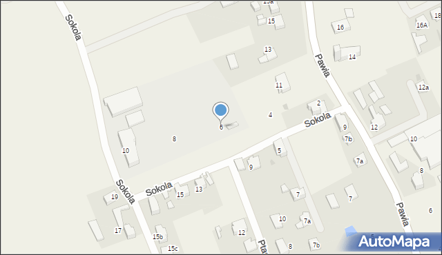 Wisła Mała, Sokola, 6, mapa Wisła Mała