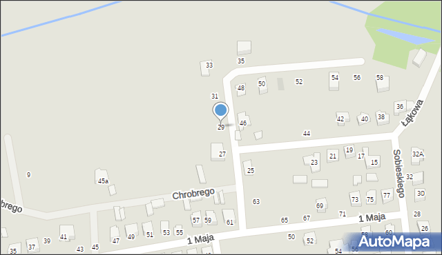 Wolbórz, Sobieskiego, 29, mapa Wolbórz