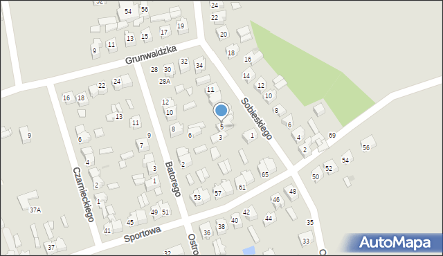Wolbórz, Sobieskiego, 5, mapa Wolbórz