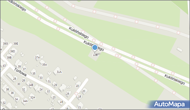 Wrocław, Sołtysowicka, 12B, mapa Wrocławia