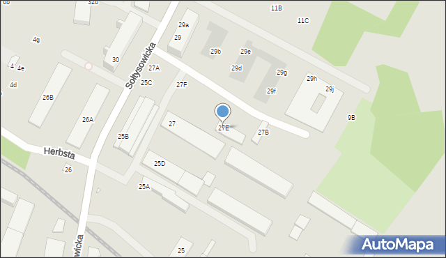 Wrocław, Sołtysowicka, 27E, mapa Wrocławia