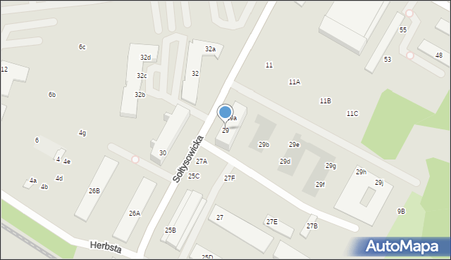 Wrocław, Sołtysowicka, 29, mapa Wrocławia