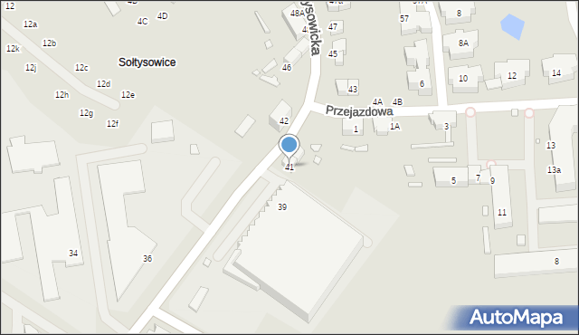 Wrocław, Sołtysowicka, 41, mapa Wrocławia