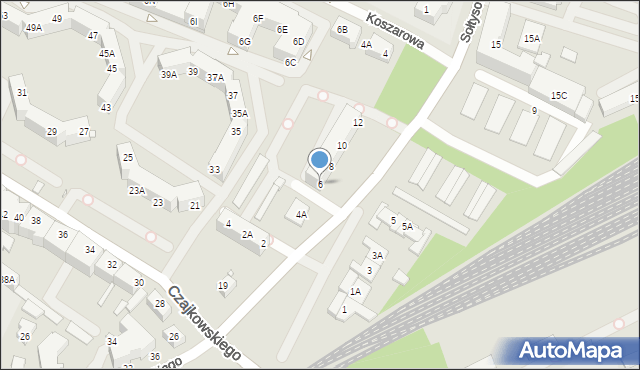 Wrocław, Sołtysowicka, 6, mapa Wrocławia