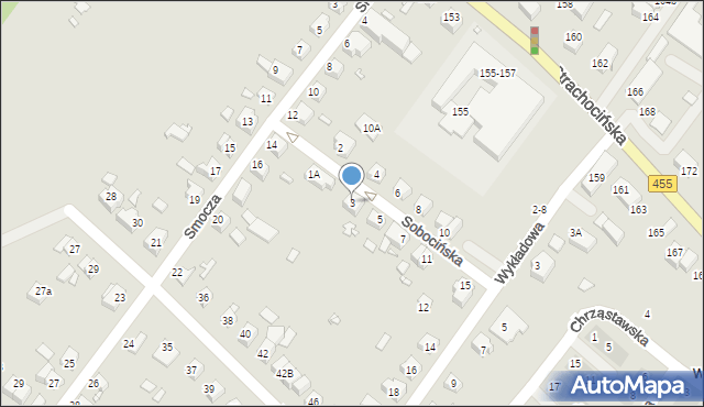 Wrocław, Sobocińska, 3, mapa Wrocławia