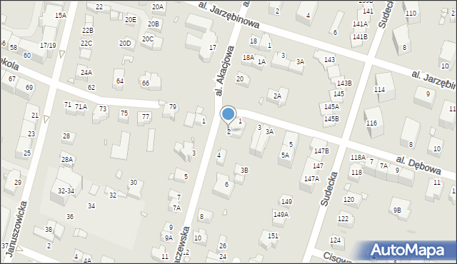 Wrocław, Sochaczewska, 2, mapa Wrocławia