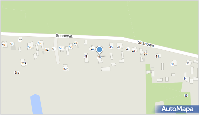 Wyszków, Sosnowa, 46, mapa Wyszków