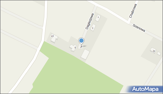 Zamek Bierzgłowski, Sosnowa, 2f, mapa Zamek Bierzgłowski