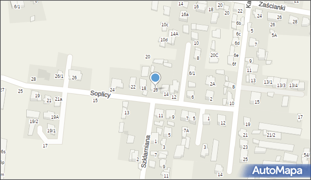 Zaścianki, Soplicy Jacka, 16, mapa Zaścianki