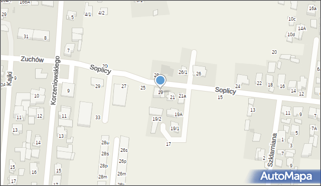 Zaścianki, Soplicy Jacka, 19, mapa Zaścianki