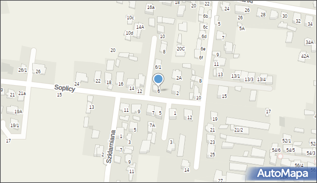 Zaścianki, Soplicy Jacka, 6, mapa Zaścianki