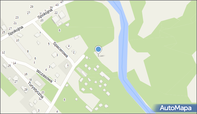 Zawady, Sosnowa, 10, mapa Zawady