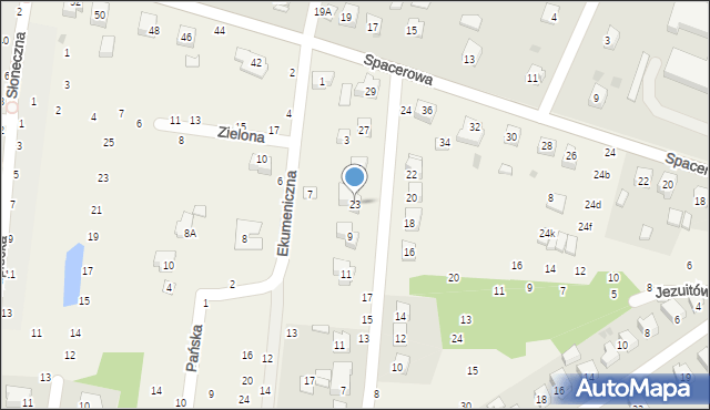 Zbylitowska Góra, Solidarności, 23, mapa Zbylitowska Góra