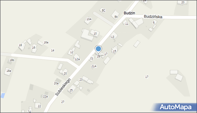 Żytna, Sobieskiego, 19, mapa Żytna