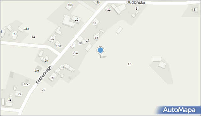 Żytna, Sobieskiego, 19a, mapa Żytna