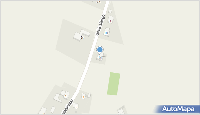 Żytna, Sobieskiego, 1a, mapa Żytna