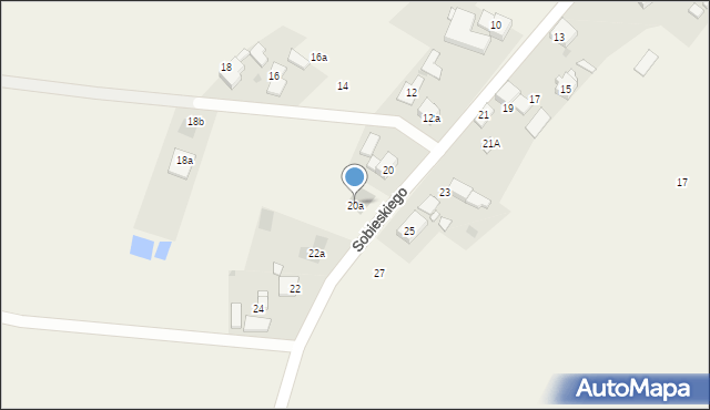 Żytna, Sobieskiego, 20a, mapa Żytna