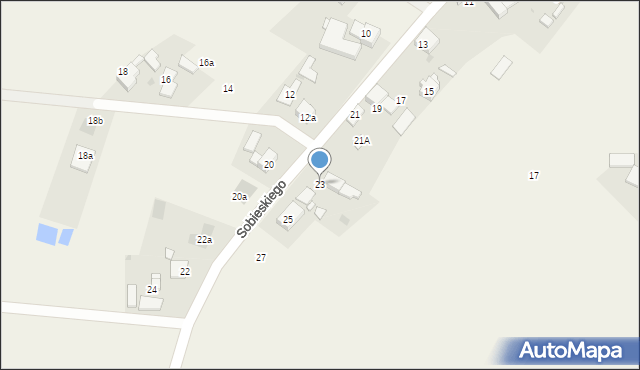 Żytna, Sobieskiego, 23, mapa Żytna