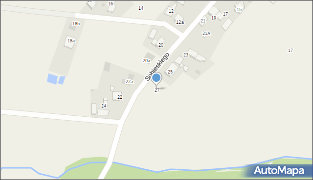 Żytna, Sobieskiego, 27, mapa Żytna