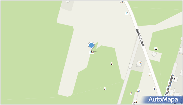 Adampol, Spacerowa, 19d, mapa Adampol