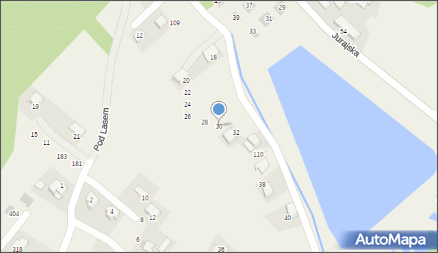 Aleksandrowice, Spacerowa, 30, mapa Aleksandrowice