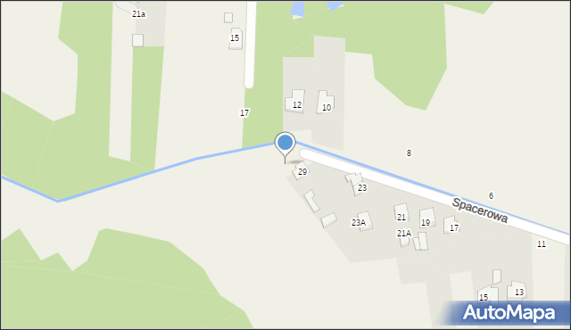 Aleksandrówka, Spacerowa, 31, mapa Aleksandrówka