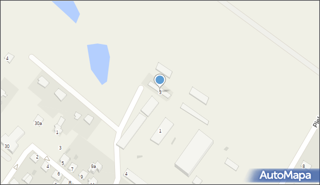 Bądkowo, Spółdzielcza, 3, mapa Bądkowo