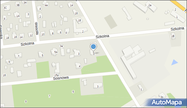 Baniocha, Spokojna, 2, mapa Baniocha