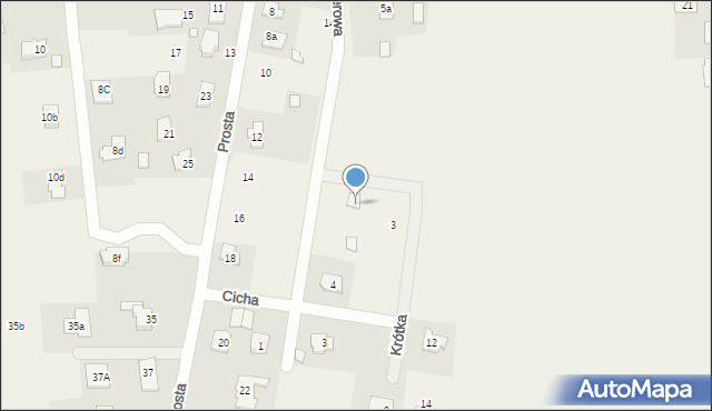 Barcząca, Spacerowa, 5, mapa Barcząca