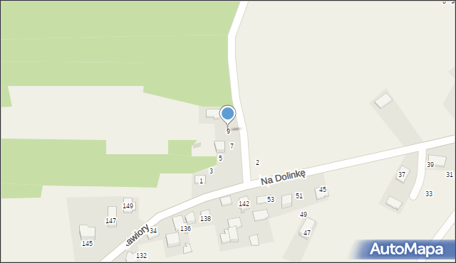 Bębło, Spacerowa, 9, mapa Bębło