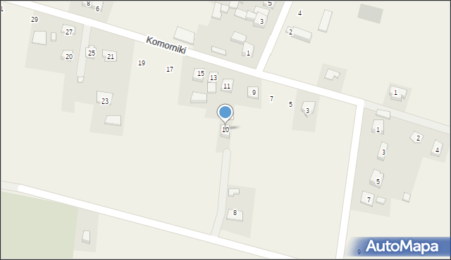 Bęczków, Spokojna, 10, mapa Bęczków