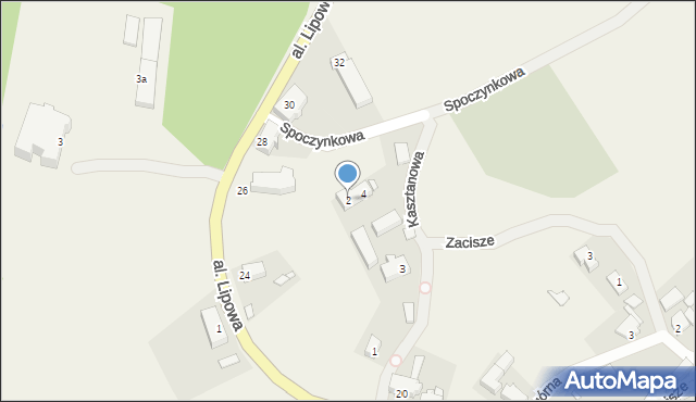 Bogaczów, Spoczynkowa, 2, mapa Bogaczów