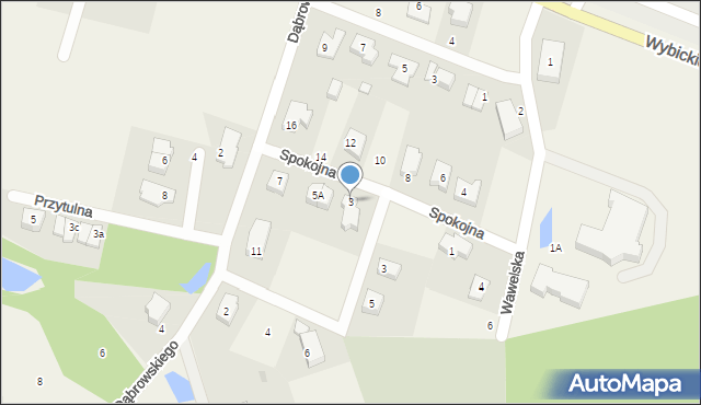 Bojano, Spokojna, 3, mapa Bojano