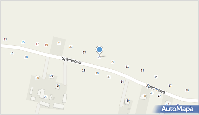 Bojmie, Spacerowa, 27, mapa Bojmie