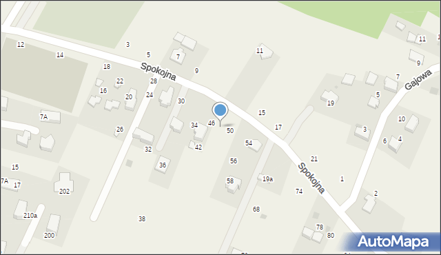 Bolechowice, Spokojna, 48, mapa Bolechowice