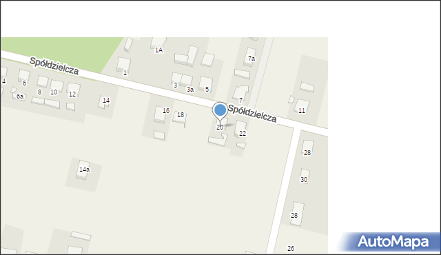 Bonikowo, Spółdzielcza, 20, mapa Bonikowo