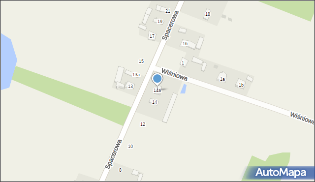 Borkowice, Spacerowa, 14a, mapa Borkowice