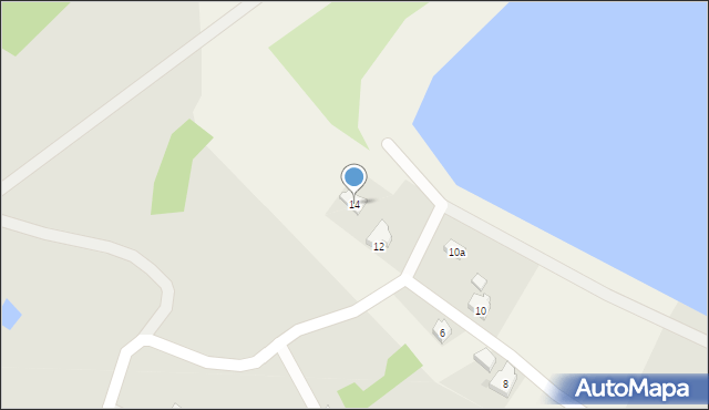 Broszkowice, Spokojna, 14, mapa Broszkowice