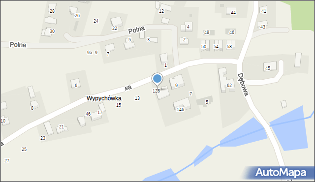 Brzyczyna, Spacerowa, 11, mapa Brzyczyna