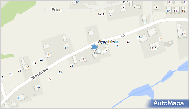 Brzyczyna, Spacerowa, 19, mapa Brzyczyna