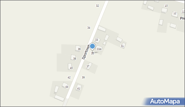 Chełmce, Sportowa, 35, mapa Chełmce