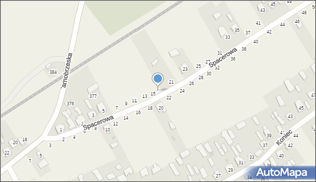 Chmielów, Spacerowa, 17, mapa Chmielów