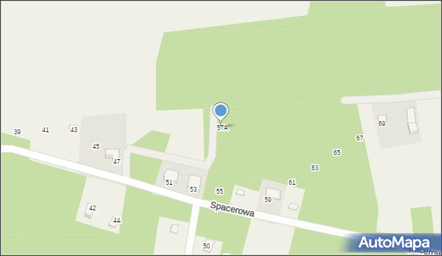 Choszczowe, Spacerowa, 57A, mapa Choszczowe