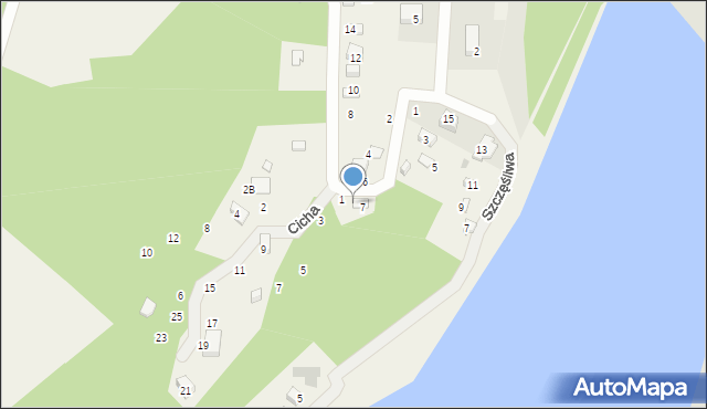 Chwaszczyno, Spacerowa, 9a, mapa Chwaszczyno